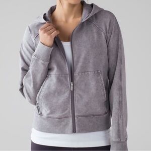 Lululemon loop back zip up hoodie